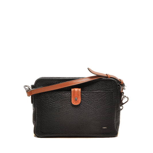 Berba Crossbody Bag Chamonix Schwarz | Echtes Leder