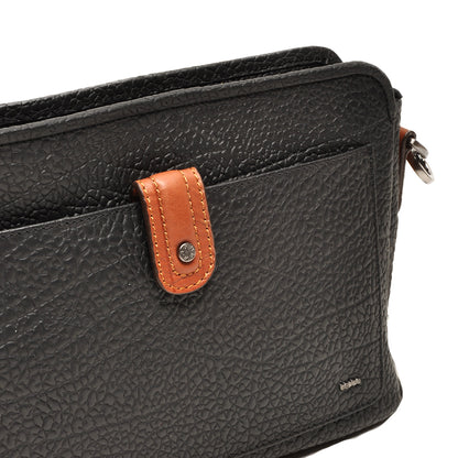 Berba Crossbody Bag Chamonix Schwarz | Echtes Leder
