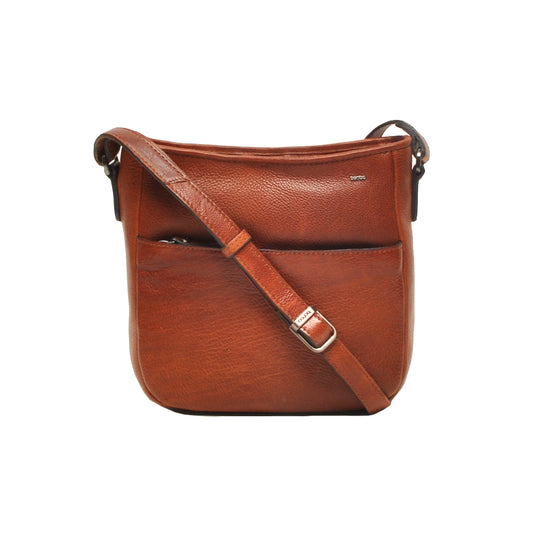 Berba Crossbody Bag Lucca Brandy | Echtes Leder