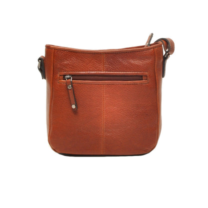 Berba Crossbody Bag Lucca Brandy | Echtes Leder