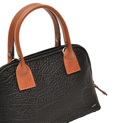 Berba Mini-Tasche Chamonix Schwarz | Echtes Leder