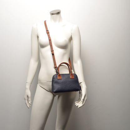 Berba Mini-Tasche Chamonix Navy | Echtes Leder