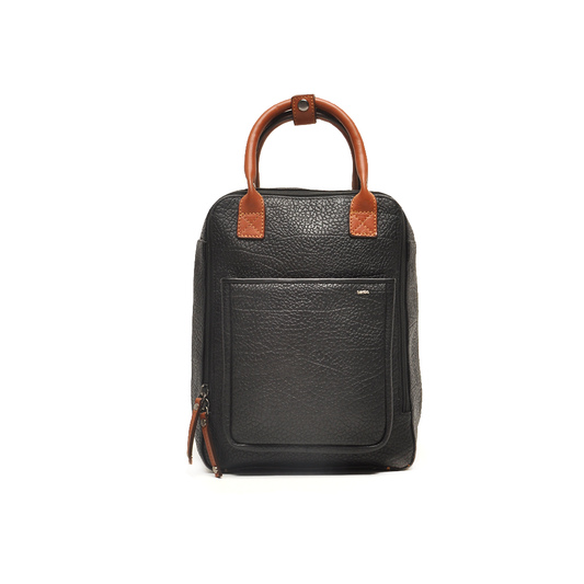 Berba Rucksack Chamonix Black | Echtes Leder