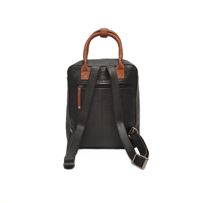 Berba Rucksack Chamonix Black | Echtes Leder