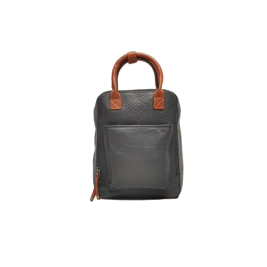 Berba Rucksack Chamonix Navy | Echtes Leder