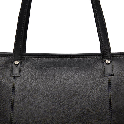 The Chesterfield Brand Umhängetasche SALO Schwarz | Echtes Leder