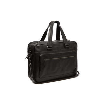 The Chesterfield Brand Laptoptasche SINGAPORE Schwarz | Echtes Leder