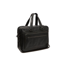 Lade das Bild in den Galerie-Viewer, The Chesterfield Brand Laptoptasche SINGAPORE Schwarz | Echtes Leder
