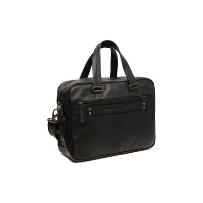 The Chesterfield Brand Laptoptasche SINGAPORE Schwarz | Echtes Leder