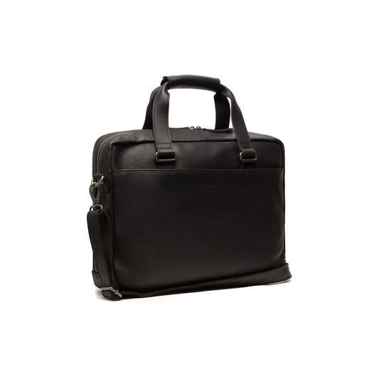 The Chesterfield Brand Laptoptasche MANHATTAN Schwarz | Echtes Leder