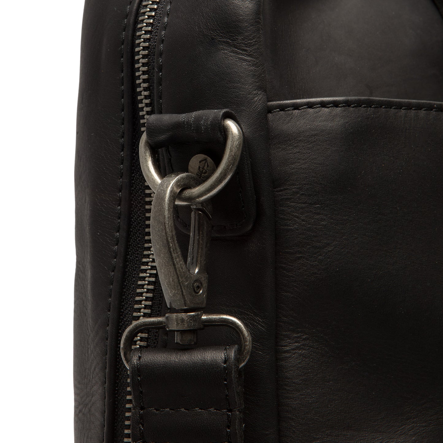 The Chesterfield Brand Laptoptasche MANHATTAN Schwarz | Echtes Leder