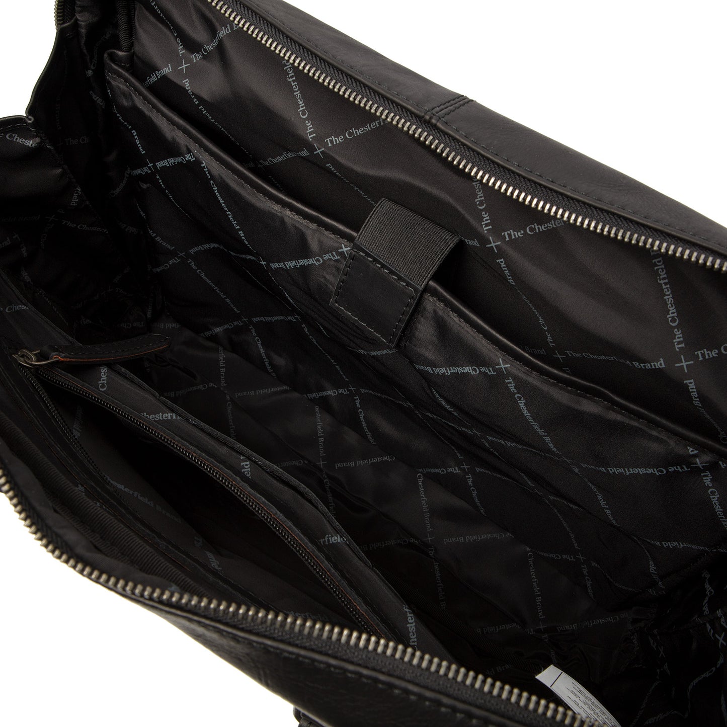 The Chesterfield Brand Laptoptasche MANHATTAN Schwarz | Echtes Leder