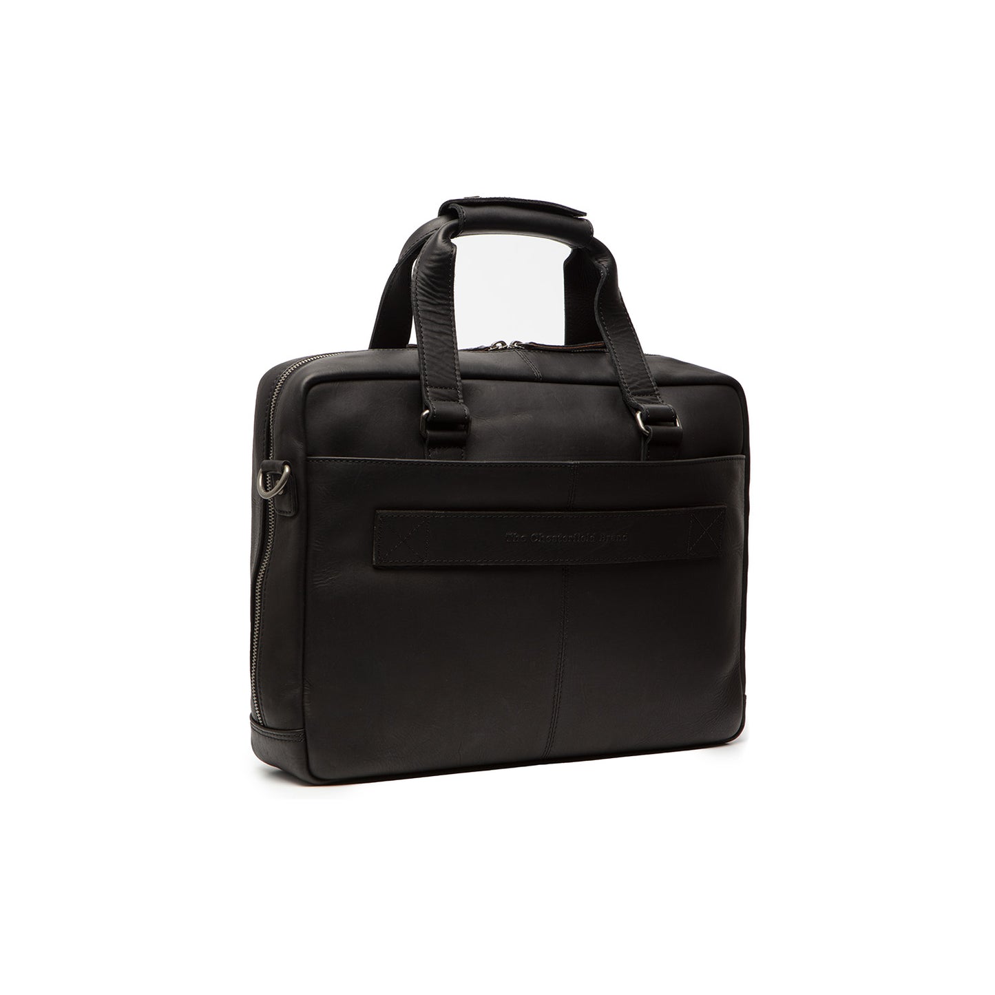 The Chesterfield Brand Laptoptasche MANHATTAN Schwarz | Echtes Leder