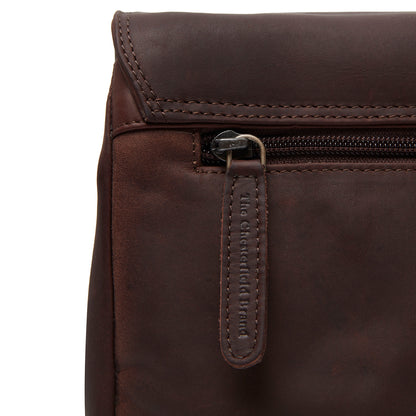 The Chesterfield Brand Umhängetasche TUSTIN Braun | Echtes Leder