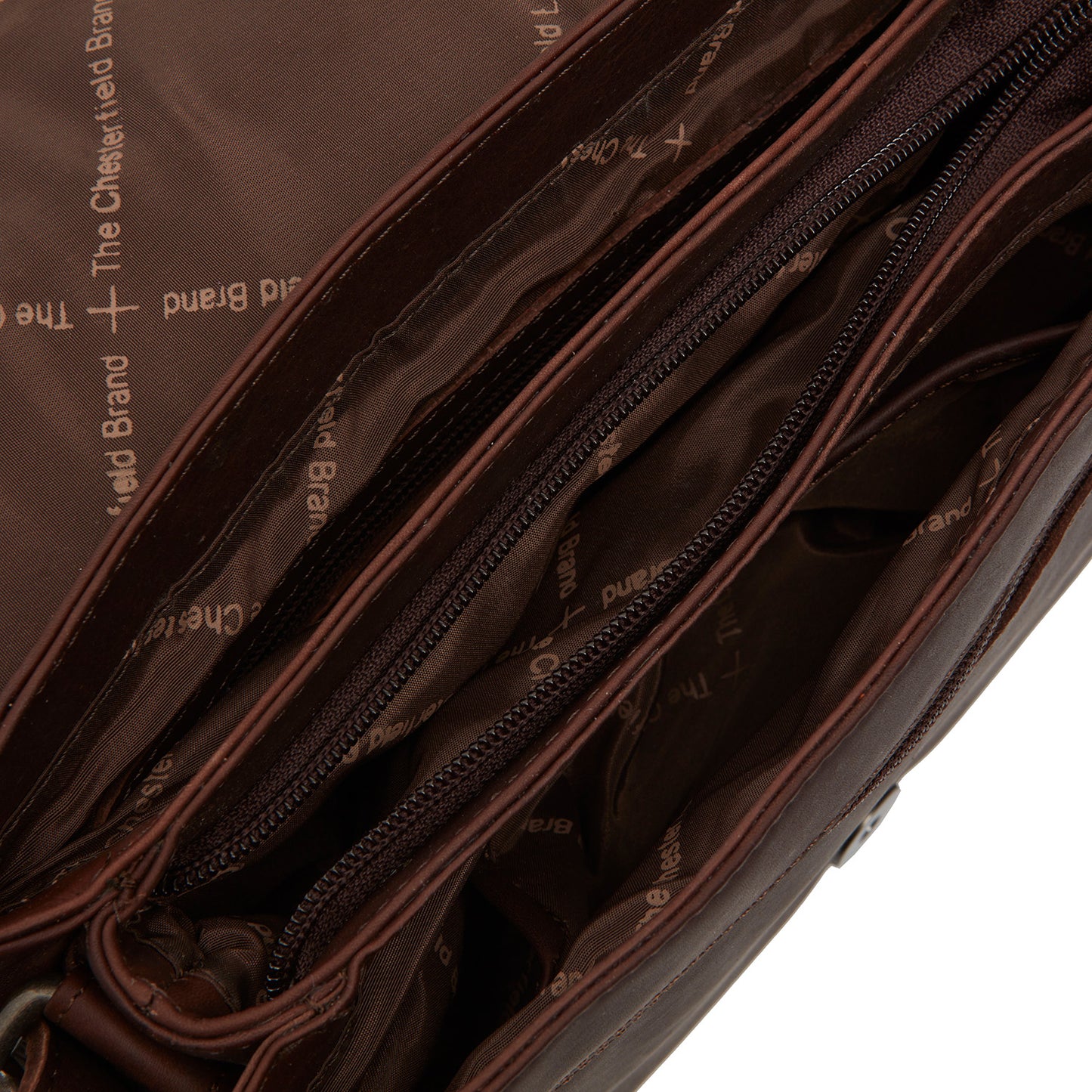 The Chesterfield Brand Umhängetasche TUSTIN Braun | Echtes Leder