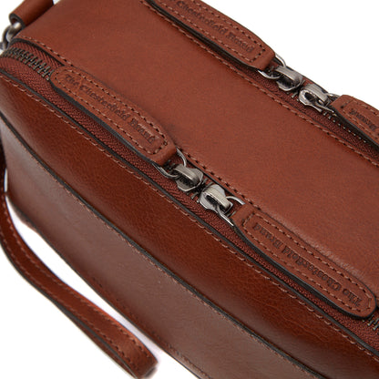 The Chesterfield Brand Umhängetasche BARDOLINO Cognac | Echtes Leder