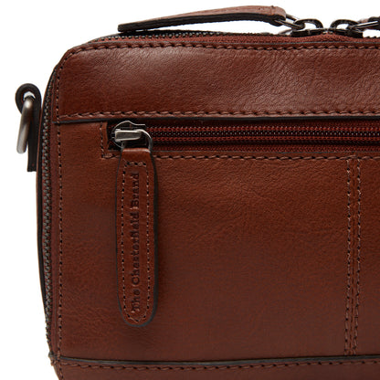 The Chesterfield Brand Umhängetasche BARDOLINO Cognac | Echtes Leder