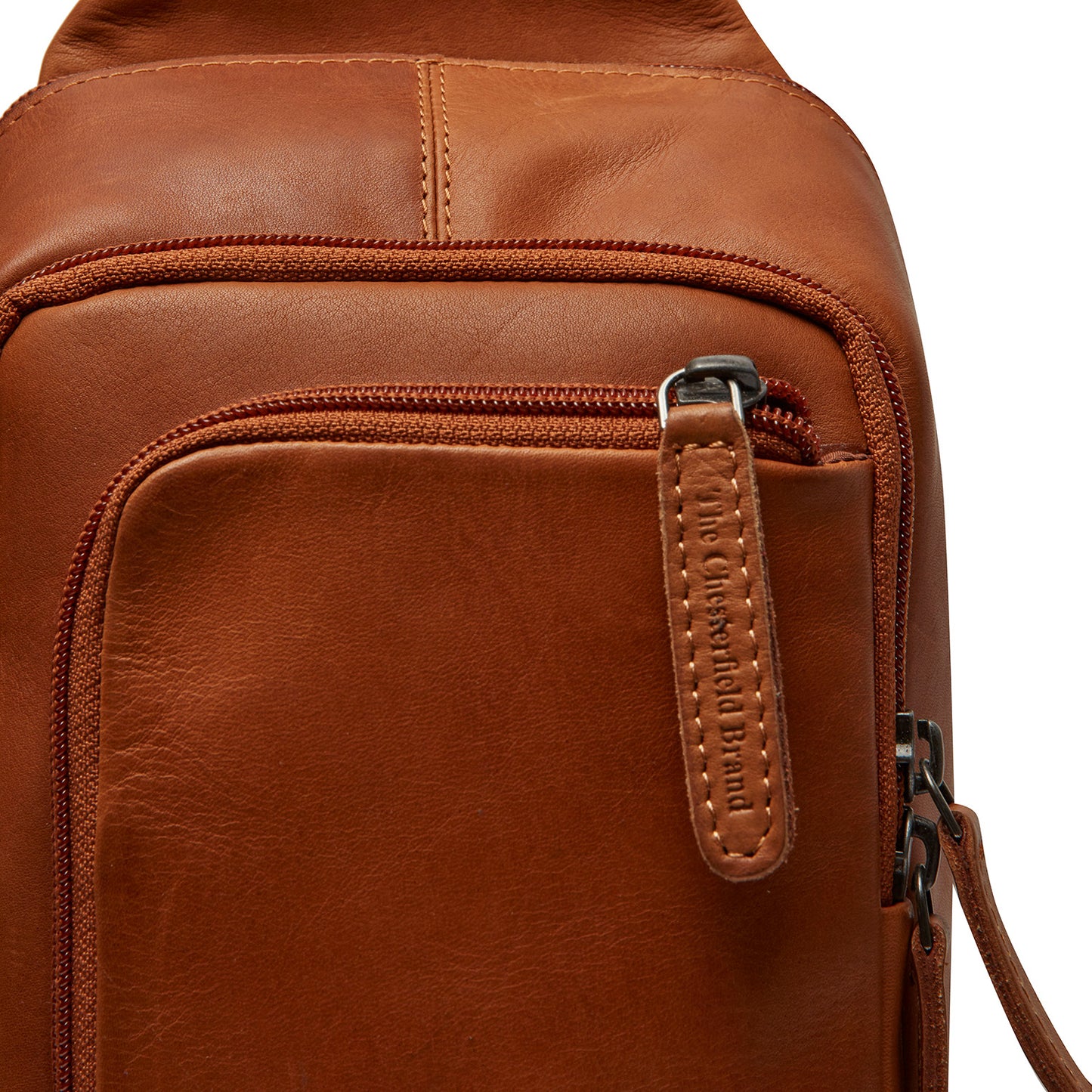 The Chesterfield Brand Umhängetasche Crossbody RIGA Cognac | Echtes Leder