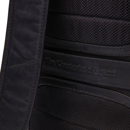 The Chesterfield Brand Rucksack BANGKOK Schwarz | Echtes Leder