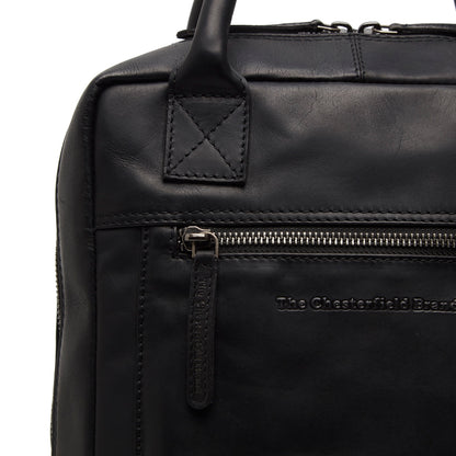 The Chesterfield Brand Rucksack LINCOLN Schwarz | Echtes Leder