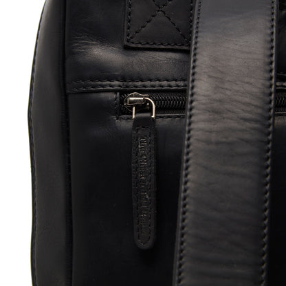 The Chesterfield Brand Rucksack LINCOLN Schwarz | Echtes Leder