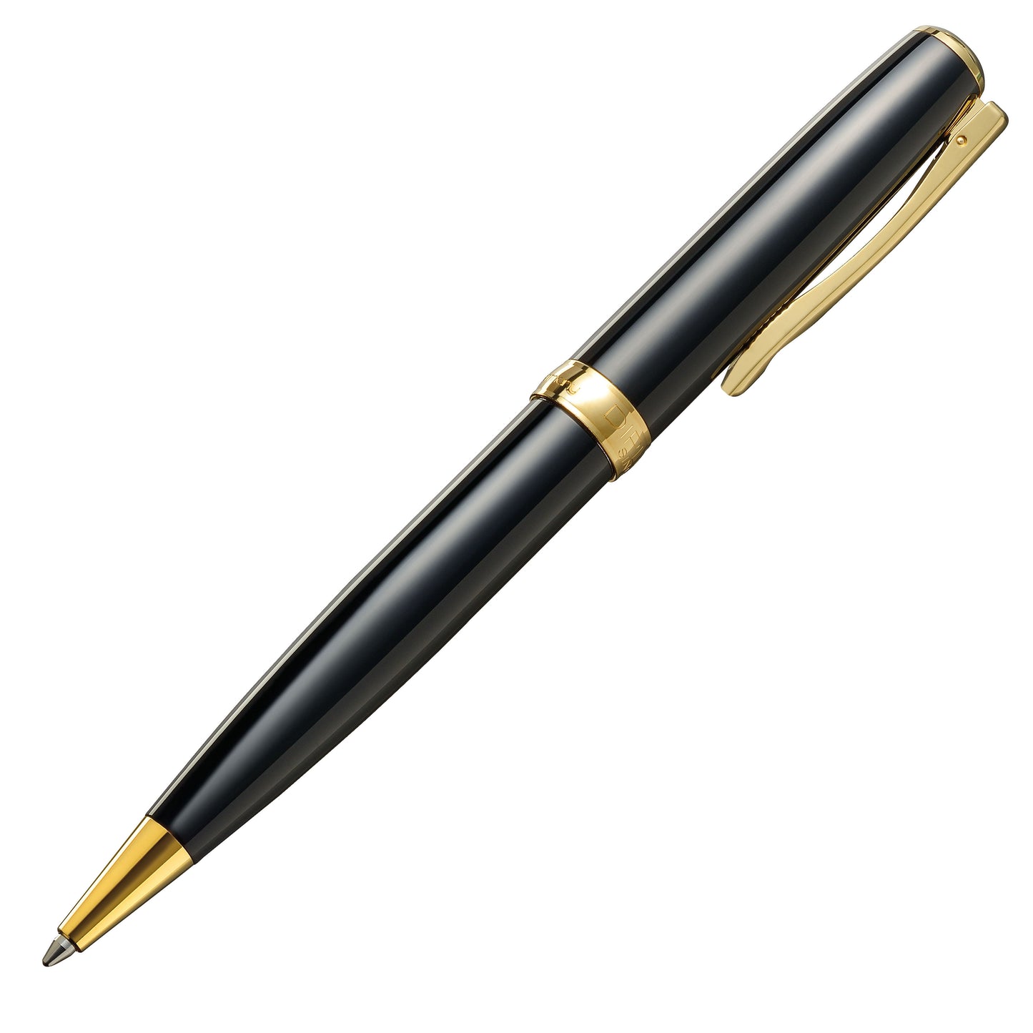 Diplomat Kugelschreiber EXCELLENCE A2 Lack Schwarz Vergoldet easyFlow