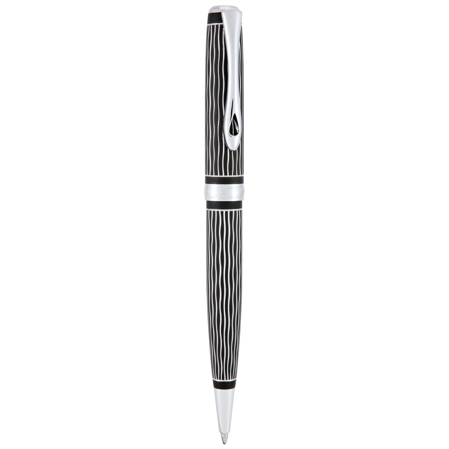 Diplomat Kugelschreiber EXCELLENCE A Plus Wave Guillochiert Lapis Schwarz