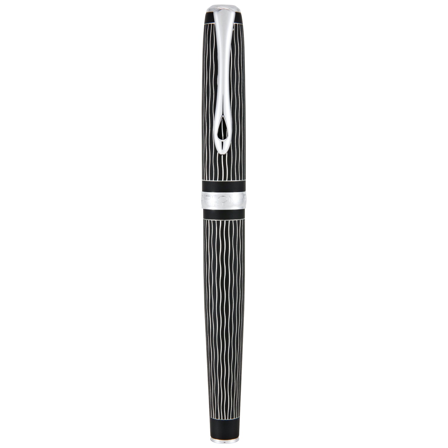 Diplomat Tintenroller EXCELLENCE A Plus Wave Guillochiert Lapis Schwarz
