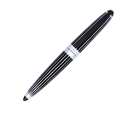 Diplomat Füllfederhalter AERO "Stripes Black" Edelstahlfeder