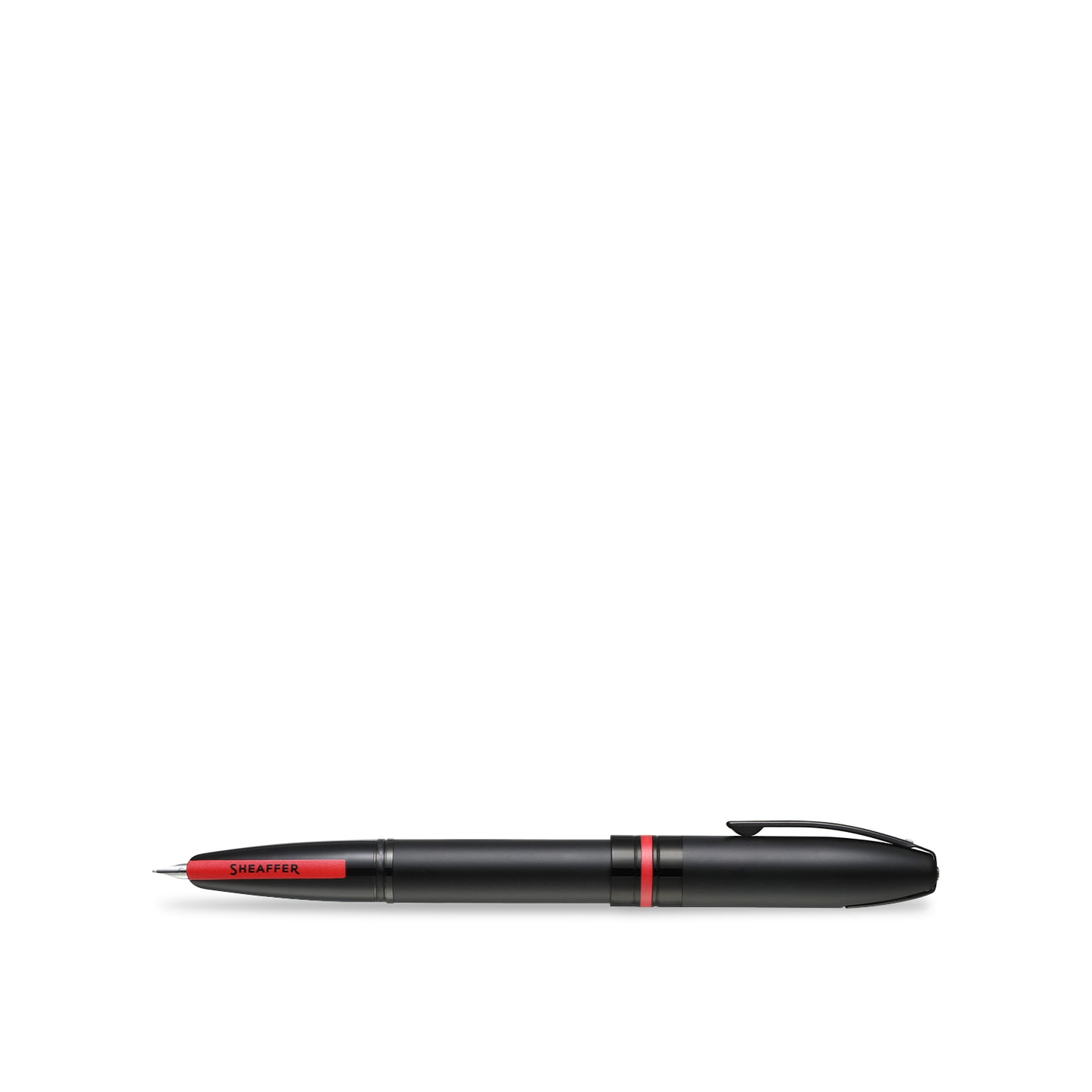 Sheaffer Füllfederhalter Icon mattschwarz mit roten PVD-Beschlägen