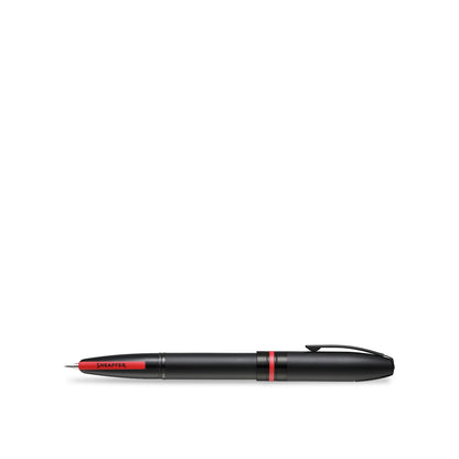 Sheaffer Füllfederhalter Icon mattschwarz mit roten PVD-Beschlägen