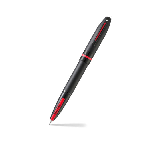 Sheaffer Füllfederhalter Icon mattschwarz mit roten PVD-Beschlägen
