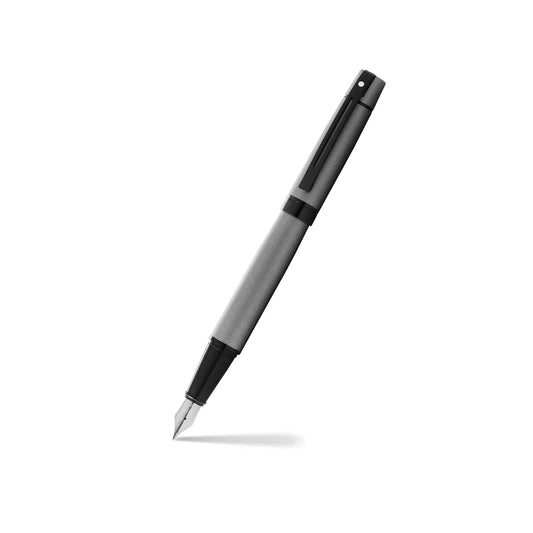 Sheaffer Füllfederhalter 300 mattgrau mit schwarzen Beschlägen