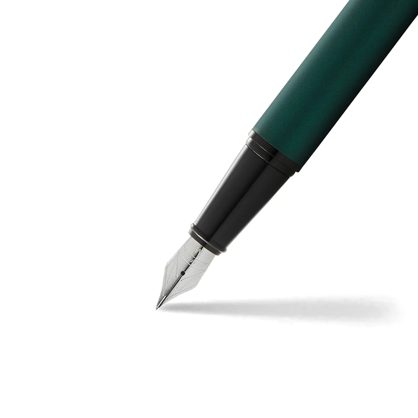 Sheaffer Füllfederhalter 300 mattgrün mit schwarzen Beschlägen