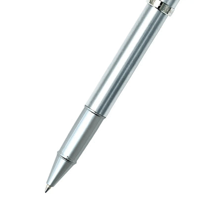 Sheaffer Tintenroller 100 aus gebürstetem Chrom mit Chrombeschlägen