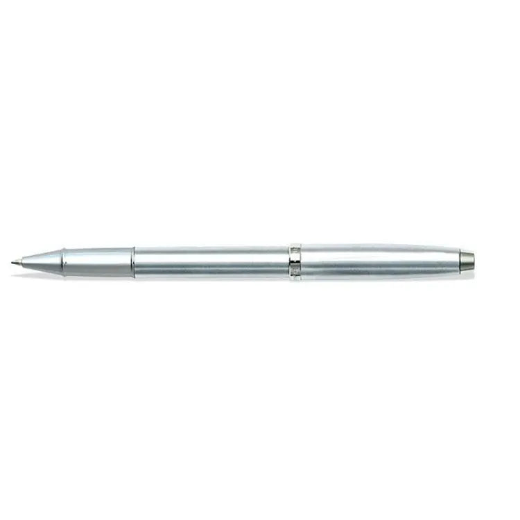 Sheaffer Tintenroller 100 aus gebürstetem Chrom mit Chrombeschlägen