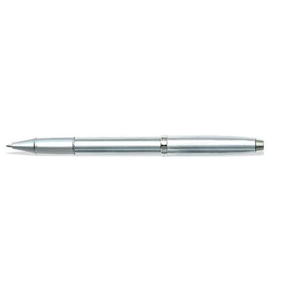 Sheaffer Tintenroller 100 aus gebürstetem Chrom mit Chrombeschlägen