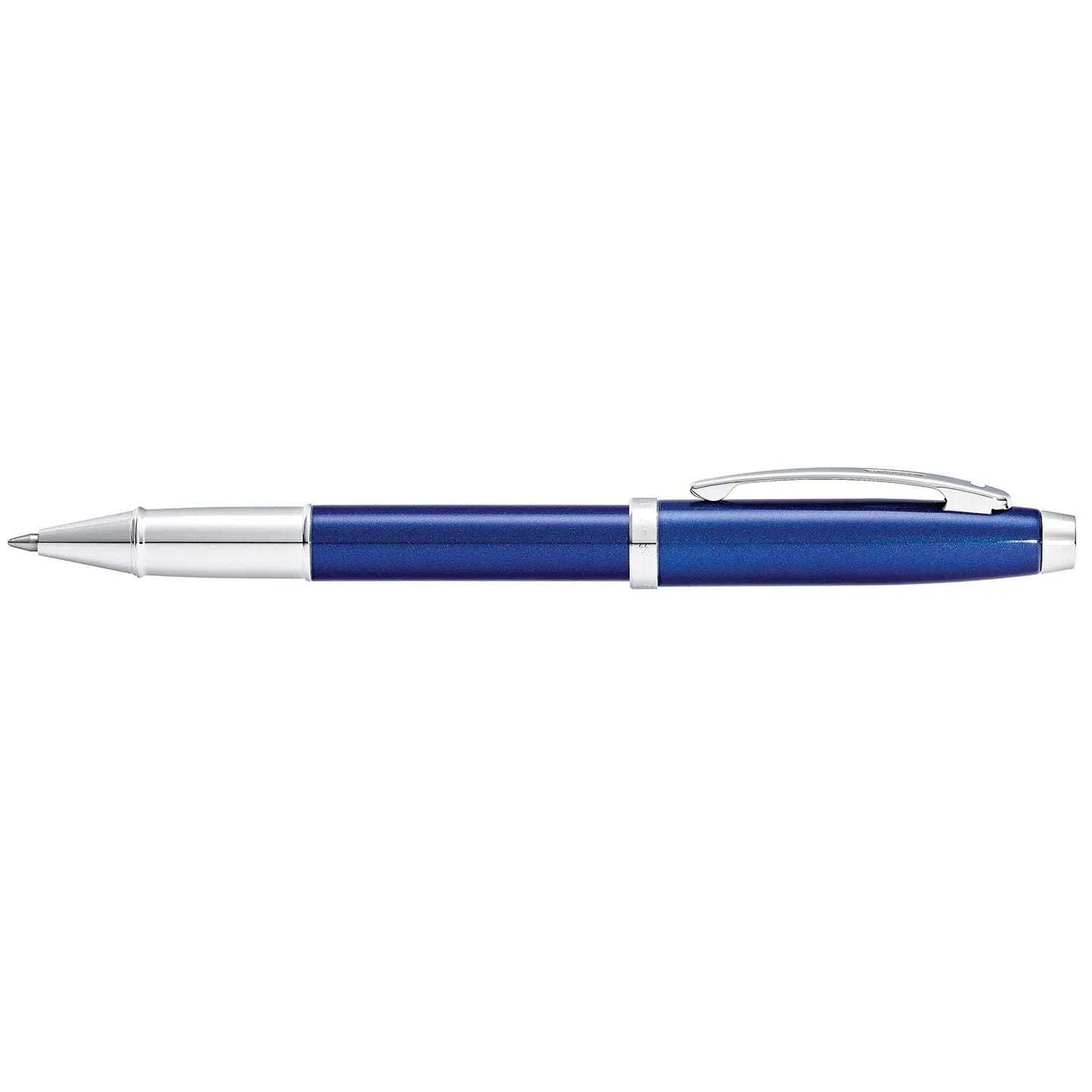 Sheaffer Tintenroller 100 blauer Schaft mit verchromten Beschlägen