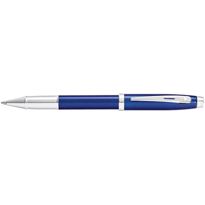 Sheaffer Tintenroller 100 blauer Schaft mit verchromten Beschlägen