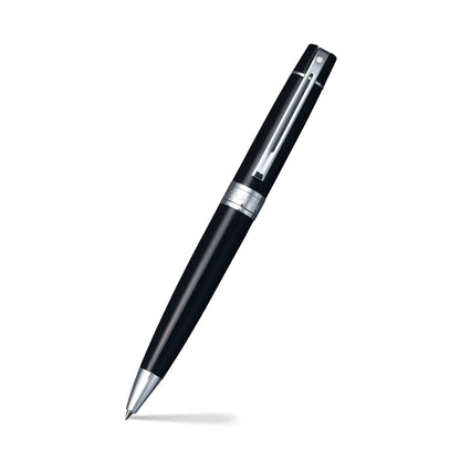 Sheaffer Kugelschreiber 300 schwarzer Schaft mit verchromten Beschlägen