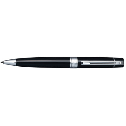 Sheaffer Kugelschreiber 300 schwarzer Schaft mit verchromten Beschlägen