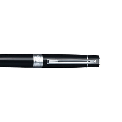Sheaffer Kugelschreiber 300 schwarzer Schaft mit verchromten Beschlägen