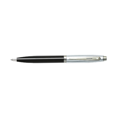 Sheaffer Kugelschreiber 100 schwarzer Schaft mit verchromter Kappe