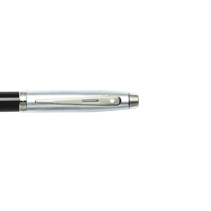 Sheaffer Kugelschreiber 100 schwarzer Schaft mit verchromter Kappe
