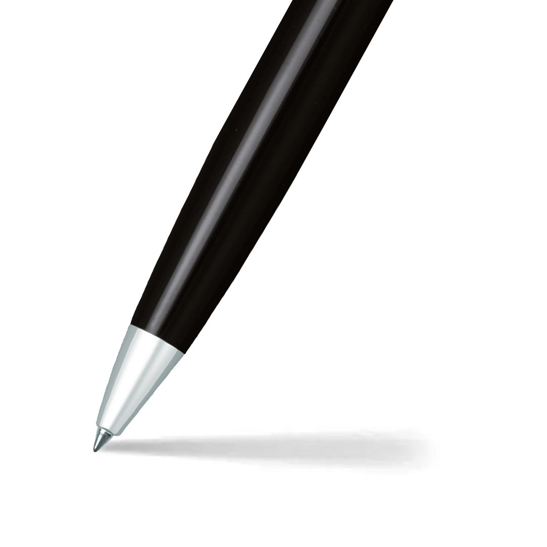 Sheaffer Kugelschreiber 300 schwarzer Schaft mit verchromter Kappe