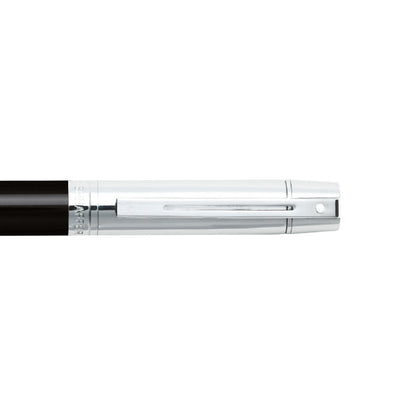 Sheaffer Kugelschreiber 300 schwarzer Schaft mit verchromter Kappe