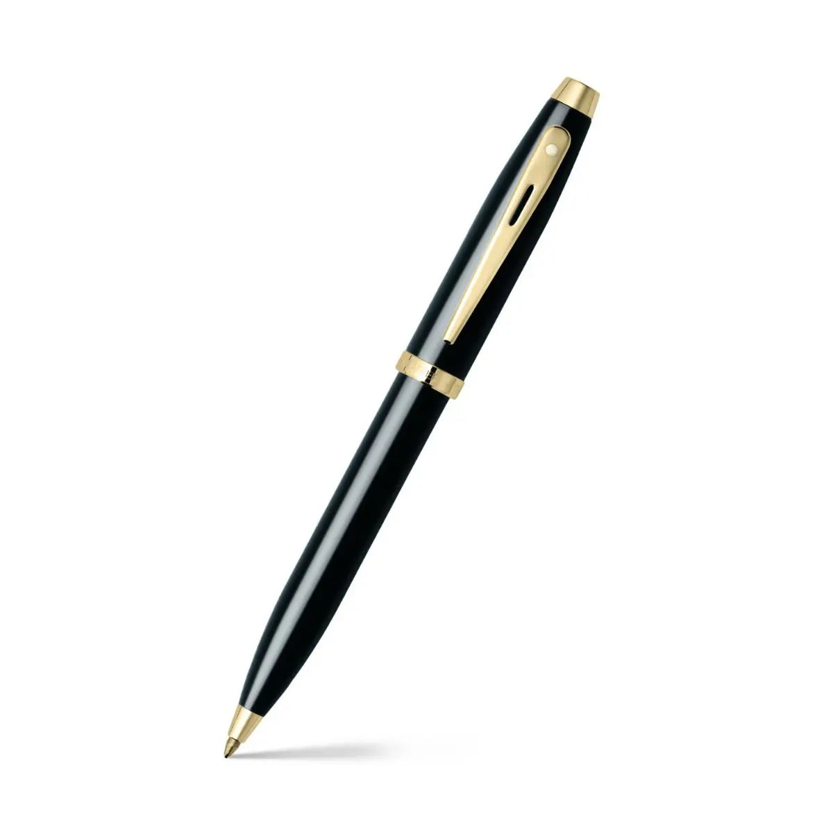 Sheaffer Kugelschreiber 100 schwarzer Schaft mit goldfarbener Kappe