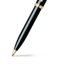 Lade das Bild in den Galerie-Viewer, Sheaffer Kugelschreiber 100 schwarzer Schaft mit goldfarbener Kappe
