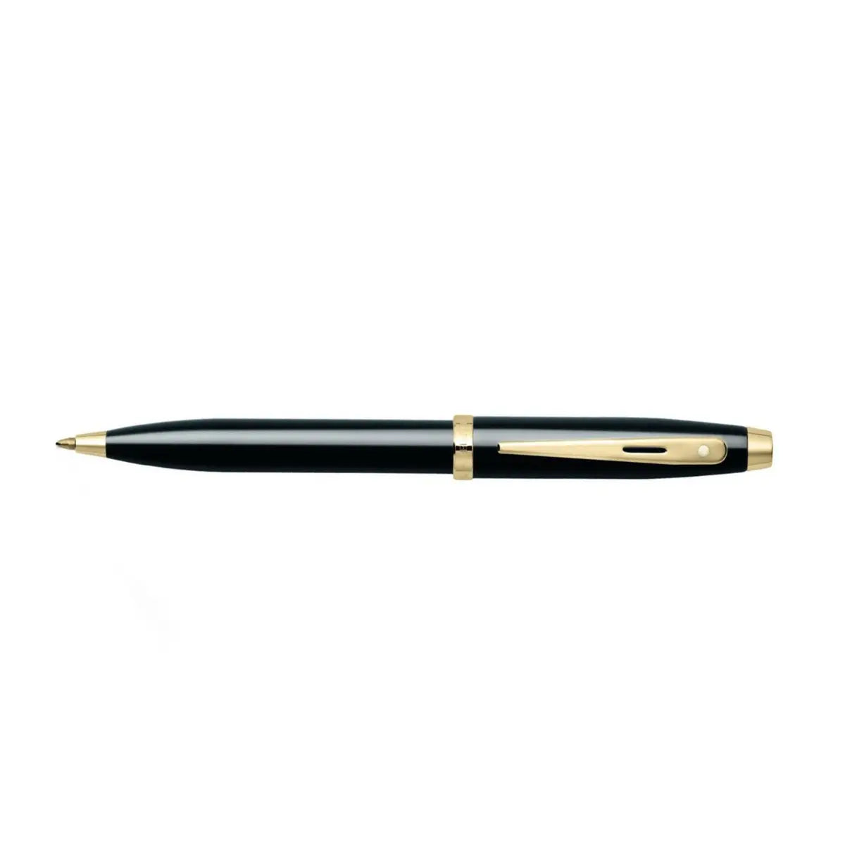 Sheaffer Kugelschreiber 100 schwarzer Schaft mit goldfarbener Kappe