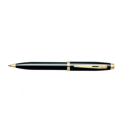 Sheaffer Kugelschreiber 100 schwarzer Schaft mit goldfarbener Kappe